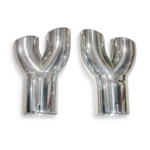Chevrolet Camaro Exhaust Tail Pipe Tip - Stainless Works - Y-Tip Style, Ground Effects, 304 Stainless Steel, Polished - `10-`15